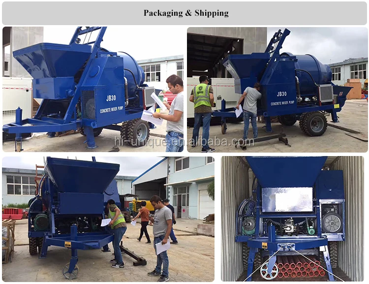 lightweight concrete mixer pump