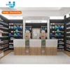 Wooden Pharmacy Shop Counter Design Decoration For Medical Store Furniture