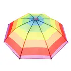 Beach Beach Outdoor Umbrella OUTDOOR CYCLING FISHING HEAD WEAR RAINBOW RAINY SUN PROTECT HAT BEACH UMBRELLA