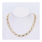 C12129 Hot Selling Trendy Wedding Hiphop Decorative Chain Links Short Gold Turkish Necklaces Fashion