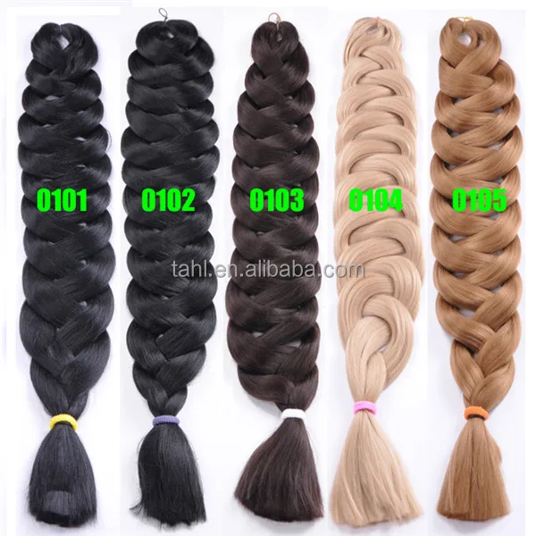 Alibaba cheap best quality handmade 165g ombre jumbo braid synthetic hair jumbo braid