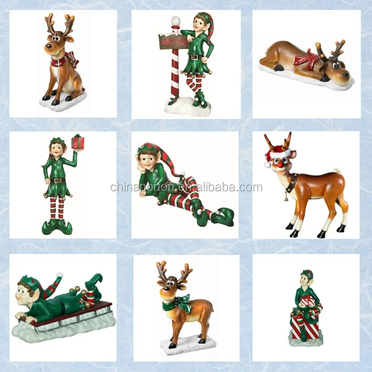 indoor decoration santa claus resin christmas statue nt-fsy017