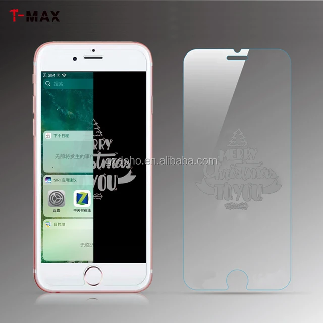 custom pattern tempered glass screen protector for iphone 6/7/8