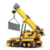 380Pcs City Engineering Building Blocks Compatible Legoings City Toys DIY Crane Sets Education Bricks Gifts For Kids