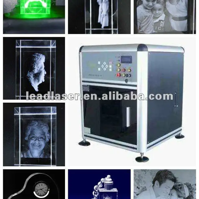 led lamp 3d laser engraved crystal keychains gifts souvenir with