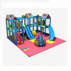kids Amusement park outdoor full plastic playground equipments of (LE.QS.001)