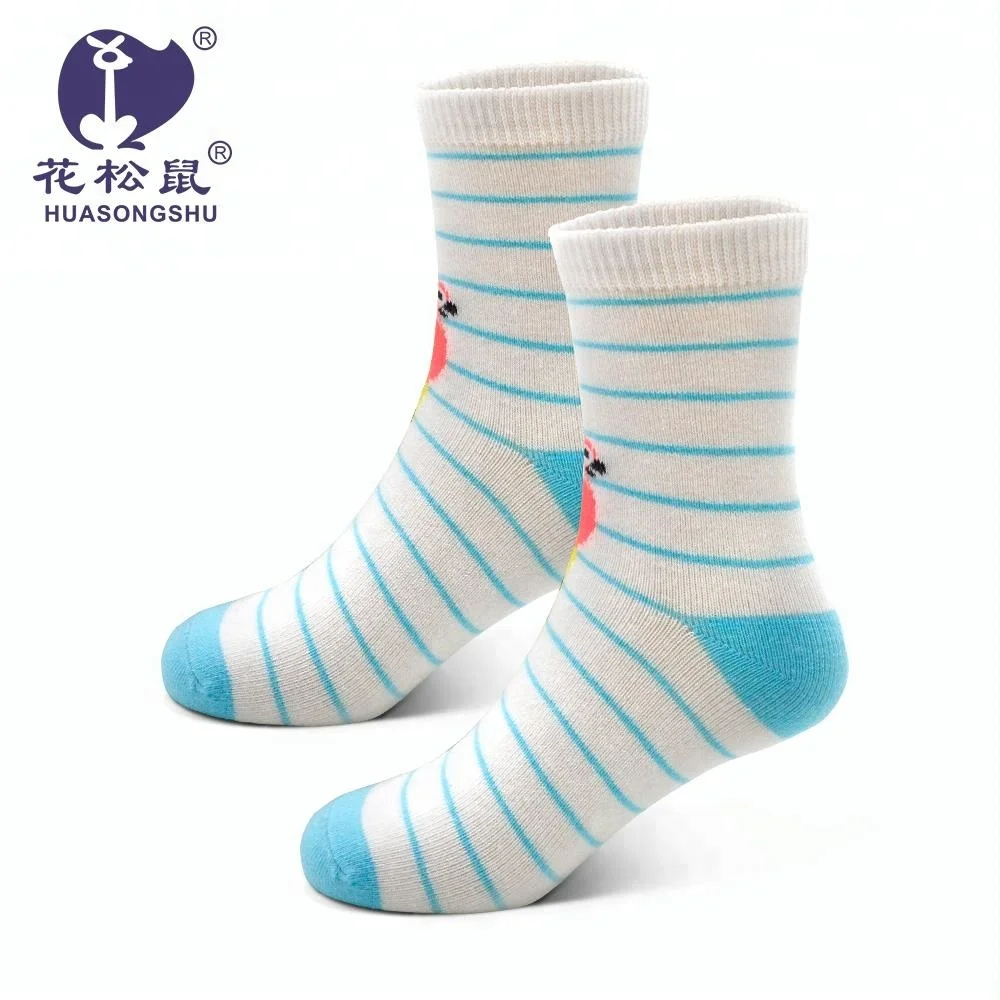 dry children korean baby tube socks colored striped cartoon kids