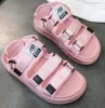 Wholesale big size women comfort rubber sandals with removable back strap