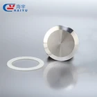 Steel Pipe Cap Sanitary Pipe Clamps Food Grade 304 316 Stainless Steel Tri Clamp Pipe DIN 3A Solid End Cap