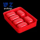 DongGuan Luxury Red Flocking Gift Blister Plastic Packaging Tray supplier