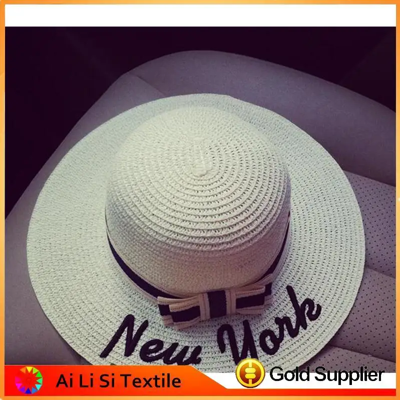 hot sale new style high quality wholesale custom fashion woman panama straw hat