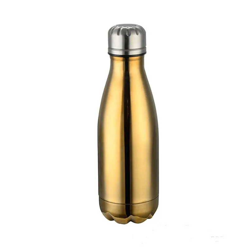 shape water bottle outdoor sports vacuum insulated water bottle