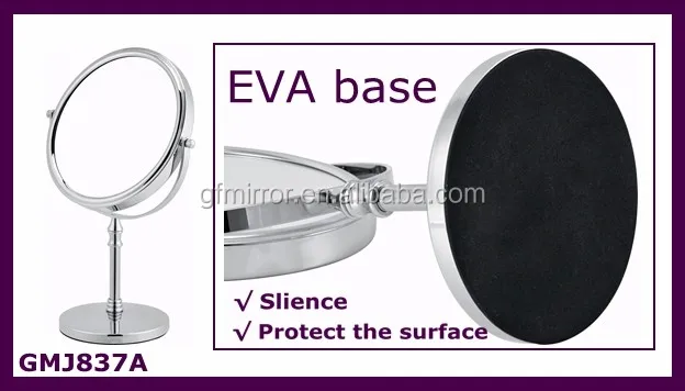 Hot selling chrome side mirror table swivel framed dresser mirror