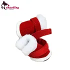 Wholesale Winter New Outdoor Cotton Red Pet Dog Shoes