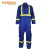 7oz HRC 2 anti fire resistant fabric flame resistant coverall oil and gas industry uniforms clothing