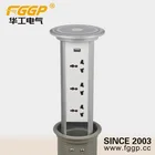 Intelligent Lifting Hidden Kitchen Tabletop Pop up Electrical Connection Power Socket With Box and USB Charger