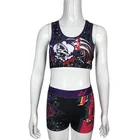 custom sublimation plus size wholesale dance sports costumes seamless lycra sports bra for women