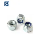China hardware nuts manufacturer hex nylock nut of DIN 982 985