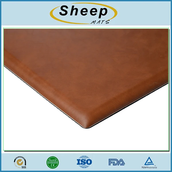 Handmade washable foot massage pu foam comfort kitchen mats