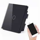China Factory Price Smart Home Hotel Capacitive Led Sensitive Glass Touch Screen Wifi Wall Touch electrical Light Switch
