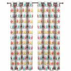 Owls Kids Children's Window Curtain Blackout Coated curtain fabric Bedroom Playroom curtain sets