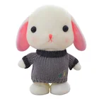 Wholesale cartoon sweater rabbit electric talking and moving toy