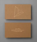 Custom Offset Printing Kraft Paper Business Name Card/ Visiting Card