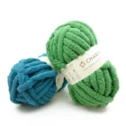 Super Soft Charmkey Chunky yarn polyester 100% Fancy Knit Chenille Yarn for Weaving