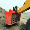 Chinese supplier factory direct price bucket crusher/crushing bukcket for excavator