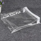 Best Quality Clear PVC plastic bag with weaving edge