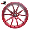 Shinny Bright Red Car Parts Alloy Wheel Aluminum Rim 16 17 18 19 20 Inch 5 6 7 8 Bolt Holes Forged Wheel