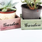 Wooden Flower Pot Wood Planter Box Great For Succulent Cactus Herbs Wooden Gift Flower Pot Wooden Planter Box