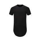 Fashion Custom Shirt Design Mens T Shirts Blank Fitted Long T-shirt