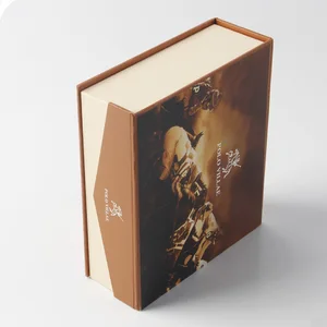 clamshell book box packing gift empty paper box export