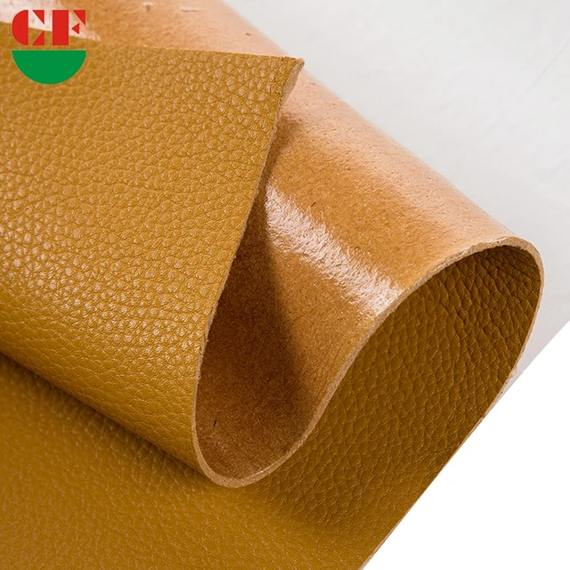 China Style Customized Natural 100% PU Leather For Bag