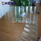 FRP Fibre Glass Corrugated Skylight Sheet/GRP / FRP transparent UV protect resin roof sheet