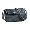 custom designer denim cross-body shoulder bags ladies women vintage jeans handbags