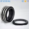 High performance double seal surface for hydraulic pump shaft seal
