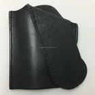 Black Holster 2019 New Concealed Carry Black Genuine Leather Hand Gun Pistol Holster With Magnet