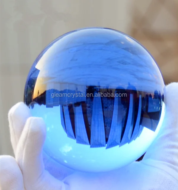 magic sphere fengshui glass good luck healing crystal glass ball