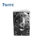Melt spinning positive displacement gear pump small
