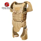 Military Bulletproof Vest Full Body Armor with Shoulder Leg Groin Protector Army Bulletproof Ballistic Vest BV07