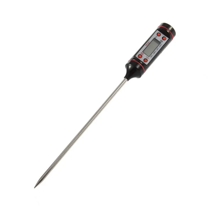 Best Selling Digital Cooking Thermometer Food Probe Meat Kitchen BBQ Selectable Sensor Gauge Heat Indicator free shipping