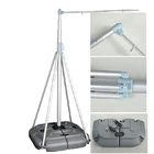 Outdoor water base flag pole vertical advertising feather flag banner