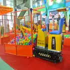 VEKAIN high quality coin operated amusement park ride equipment kids ride on toy children excavator