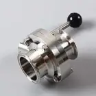 Valve Grade Sanitary Stainless Steel Butterfly Valve Food Grade
