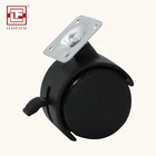 lock design furniture casters wheels nylon wheels castors plate roller casters wheels for furniture
