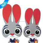 Rabbits Cartoon Animal Custom PVC Labels