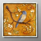 DIY Creative Abstract Home Decoration Painting Fall Bird Flower Canvas Hang For Painting