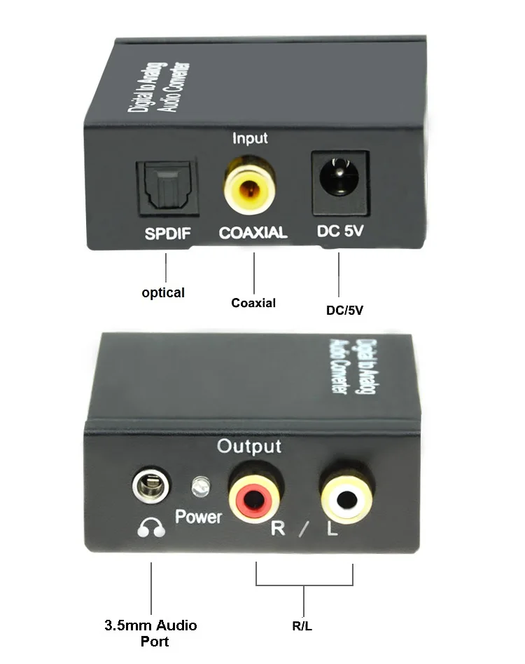 digital to analog audio converter optical spdif toslink